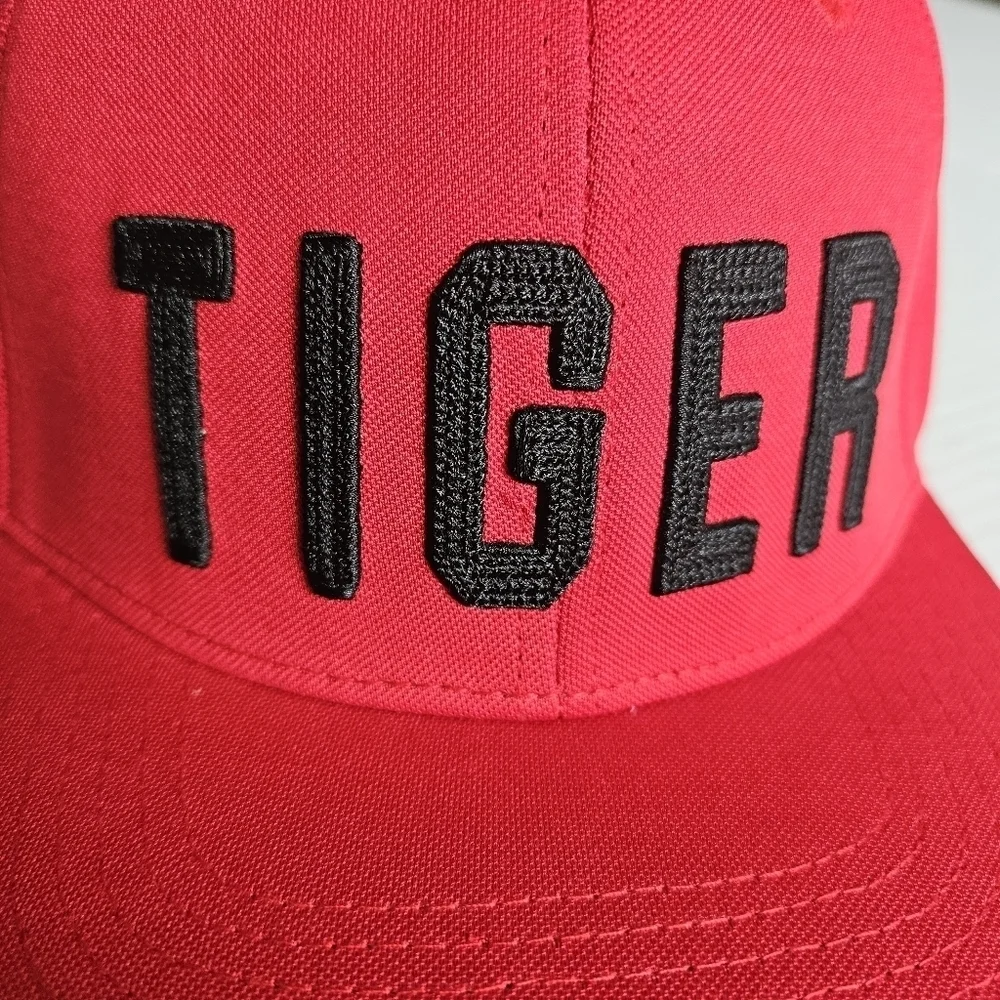 Grindin Golf Co Red TIGER Embroidered Snapback Cap